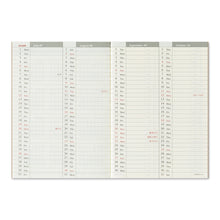 Laden Sie das Bild in den Galerie-Viewer, TRAVELER'S COMPANY - Traveler's Notebook Passport - 2026 Wochenplaner - 2. Hälfte