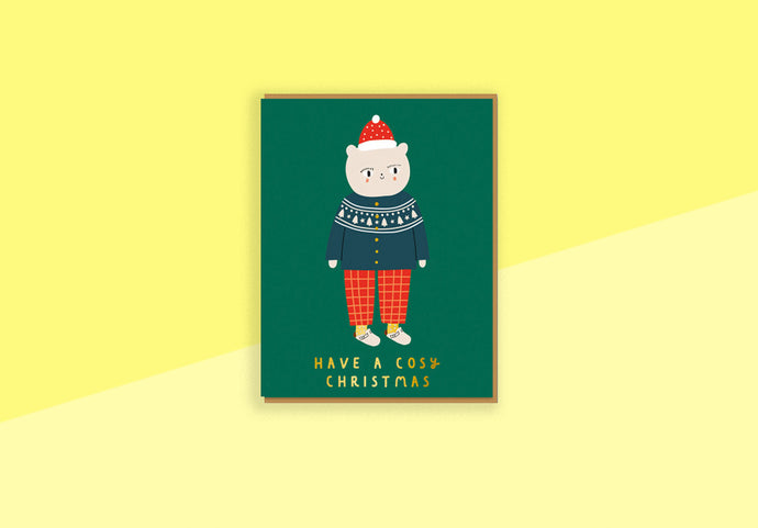 ALESS BAYLIS - Greeting Card - Have A Cosy Christmas