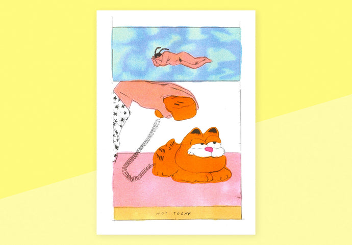 MELEK ZERTAL - A3 poster - Garfield 007