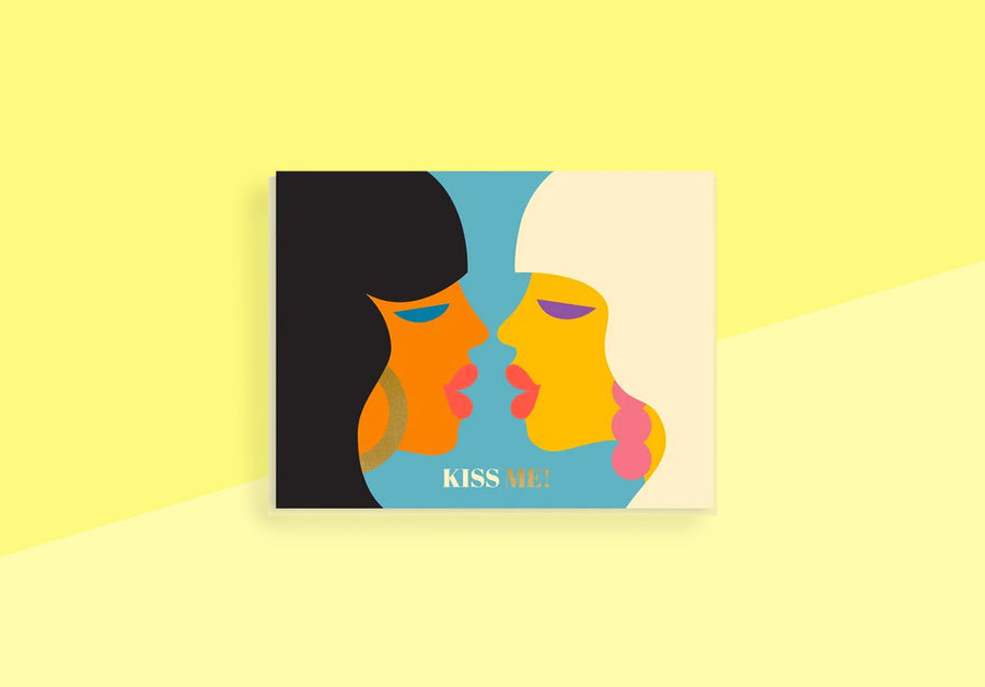 BUREAU ALICE - Grußkarte - Kiss Me