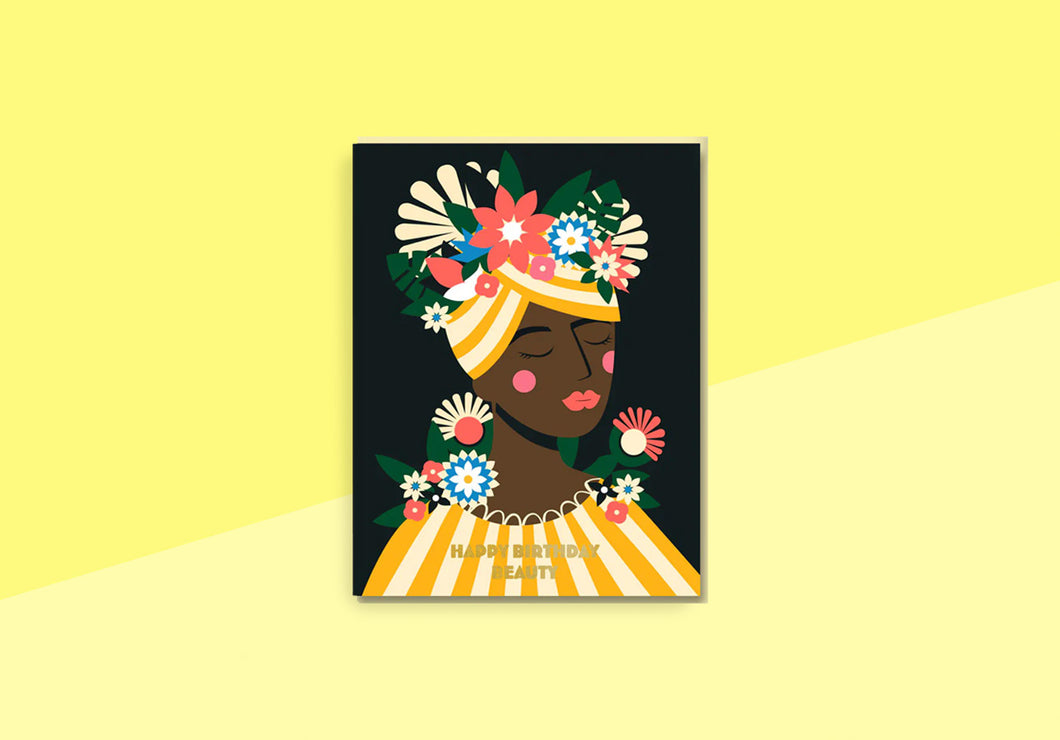 BUREAU ALICE - Grußkarte - Happy Birthday Beauty