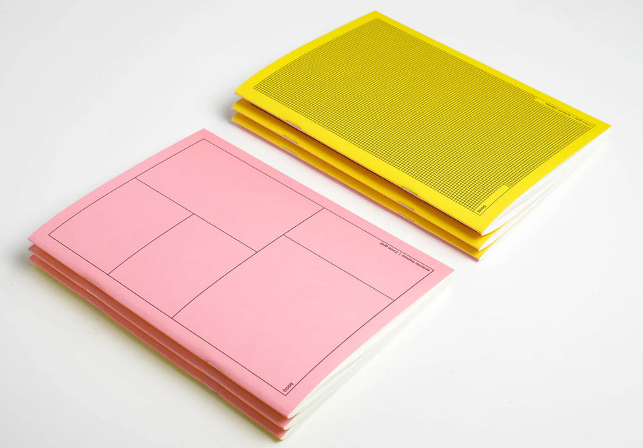 JULIE JOLIAT - Booq Notebook  - Pink/Yellow