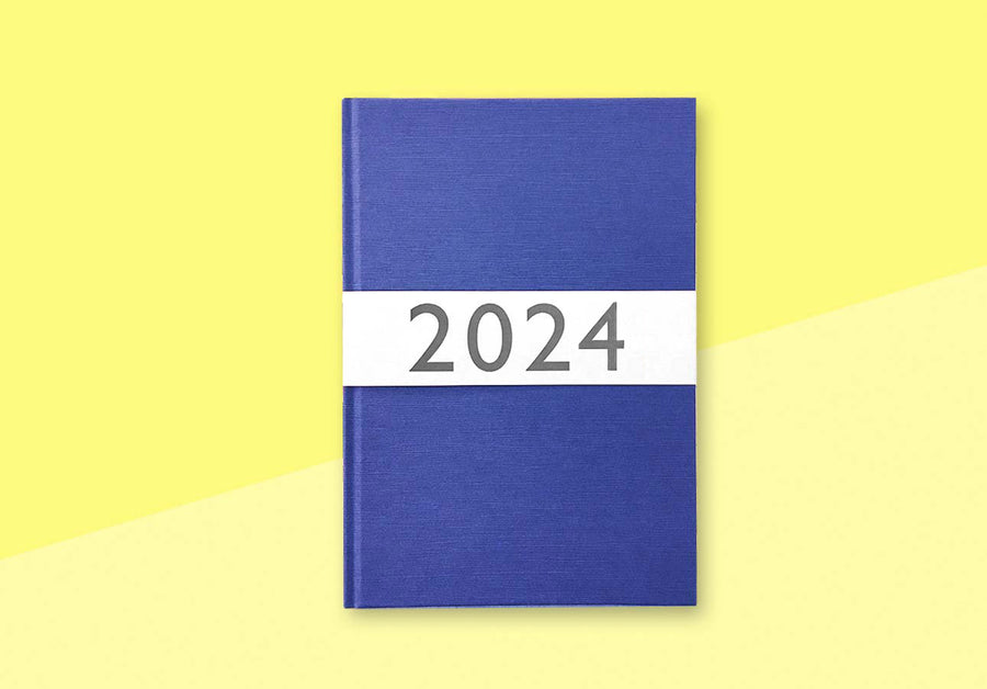 CARTA PURA  - Calendar 2024 - Tsumugi large - Ultramarin
