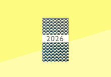 Load image into Gallery viewer, CARTA PURA - Calendar 2026 - Chiyogami small - Dreiecke petrol