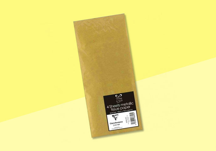 CLAIREFONTAINE - Silk Paper - Gold