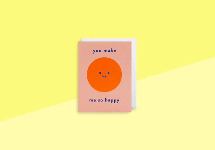LAGOM COZY - Mini Greeting Card - You Make Me So Happy