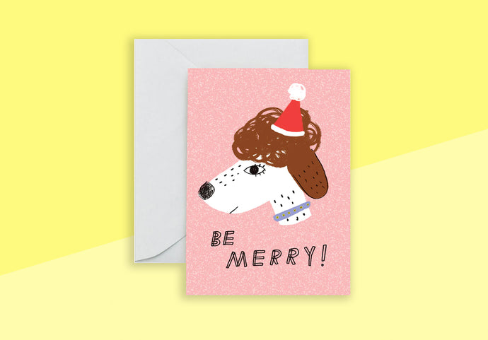CAROLYN SUZUKI - Grußkarte - Merry Pooch