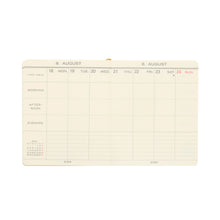 Load image into Gallery viewer, HIGHTIDE - My Diary - Weekly Schedule 2027 - Square - Orange
