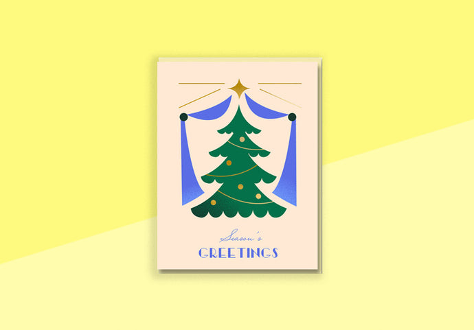 DARLING CLEMENTINE - Greeting Card - Season's Greetings Tree