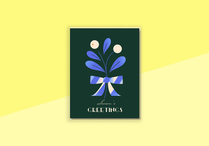 DARLING CLEMENTINE - Greeting Card - Season's Greetings Bouquet