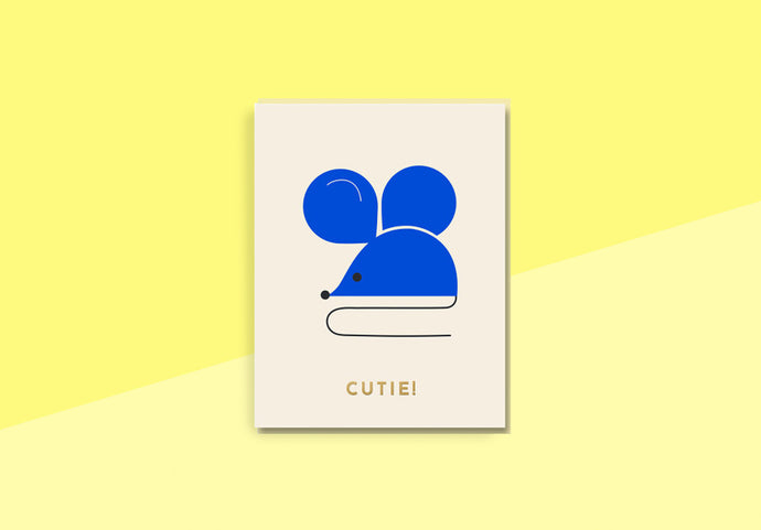 DARLING CLEMENTINE - Greeting Card - Cutie!