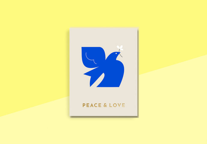 DARLING CLEMENTINE - Greeting Card - Peace and Love