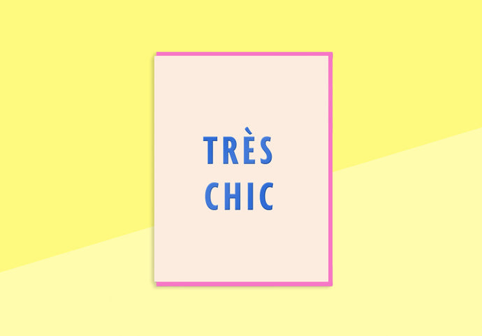 DARLING CLEMENTINE - Grußkarte - Très Chic