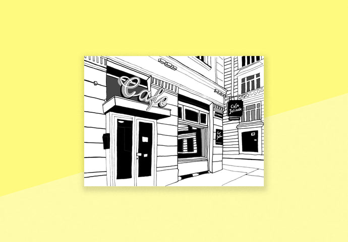 DELPHINE LÉGER - Postcard - Cafe Jelinek