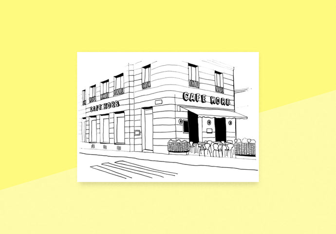 DELPHINE LÉGER - Postkarte - Cafe Korb