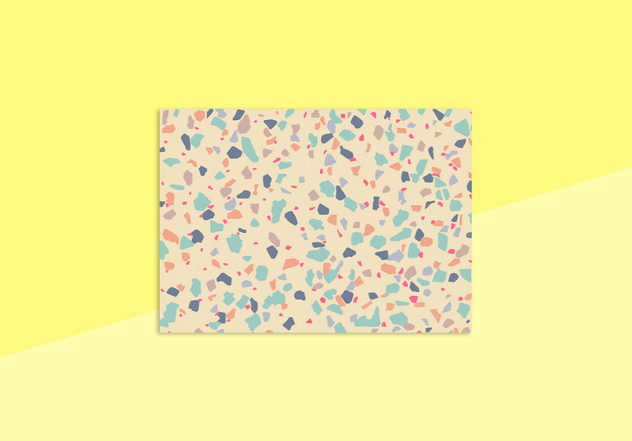 DELPHINE LÉGER - Postcard - Terrazzo Yellow