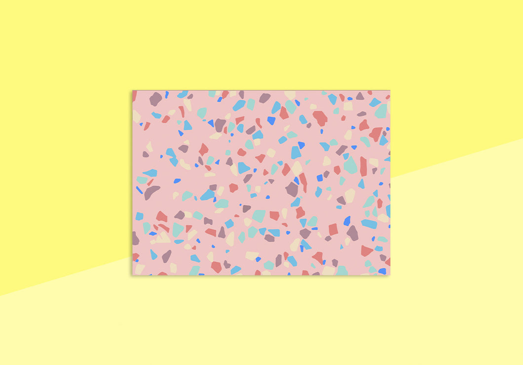 DELPHINE LÉGER - Postkarte - Terrazzo Pink