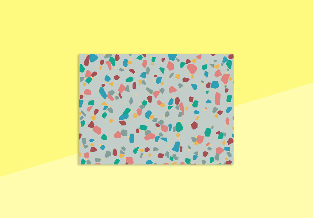 DELPHINE LÉGER - Postcard - Terrazzo Blue