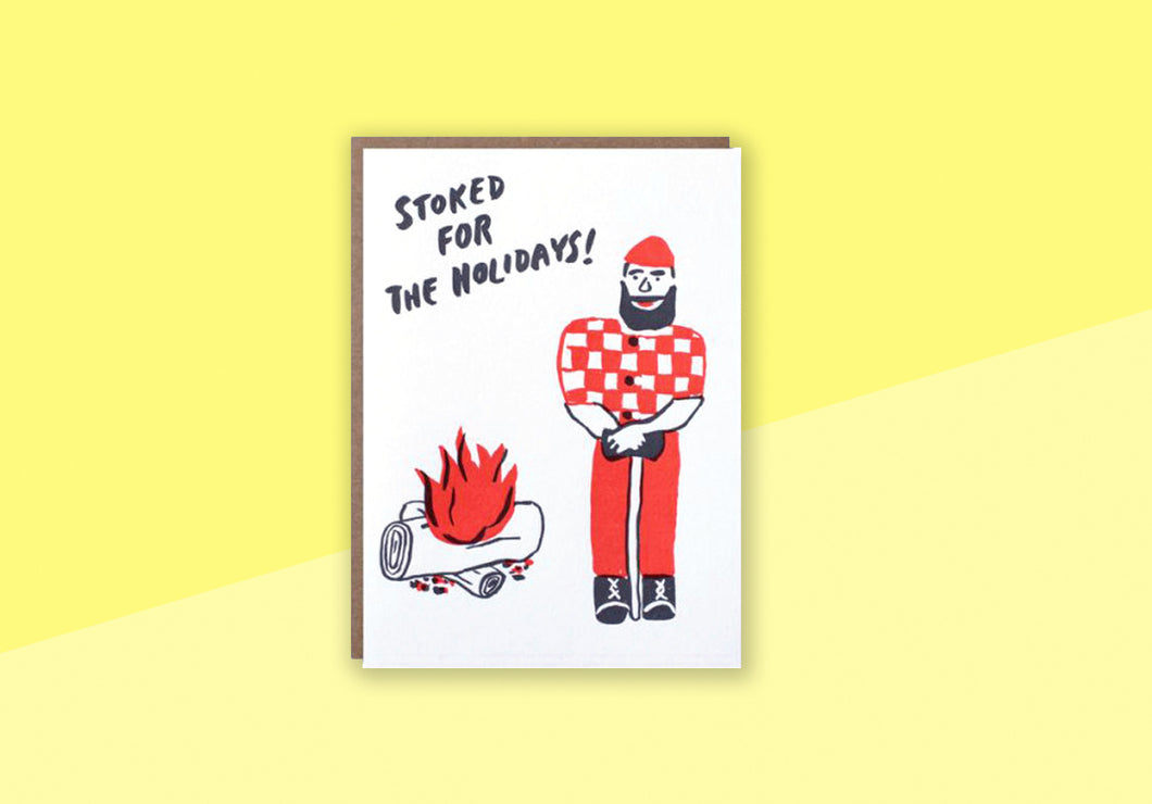 EGG PRESS - Grußkarte - Stoked for Christmas