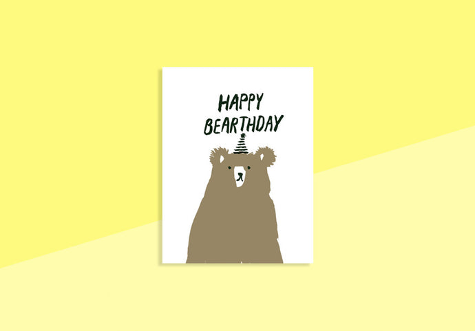 EGG PRESS - Postcard - Happy Bearthday