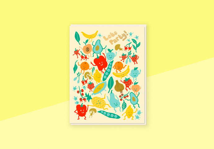 EMMA COOTER - Greeting card - Fruity Party