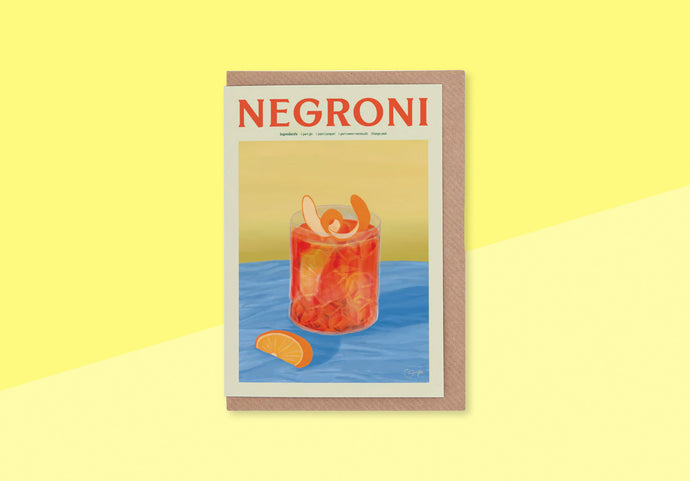 EVERMADE - Greeting Card - Negroni