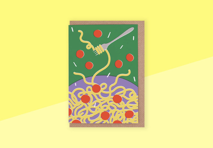 EVERMADE - Greeting Card - Spaghetti