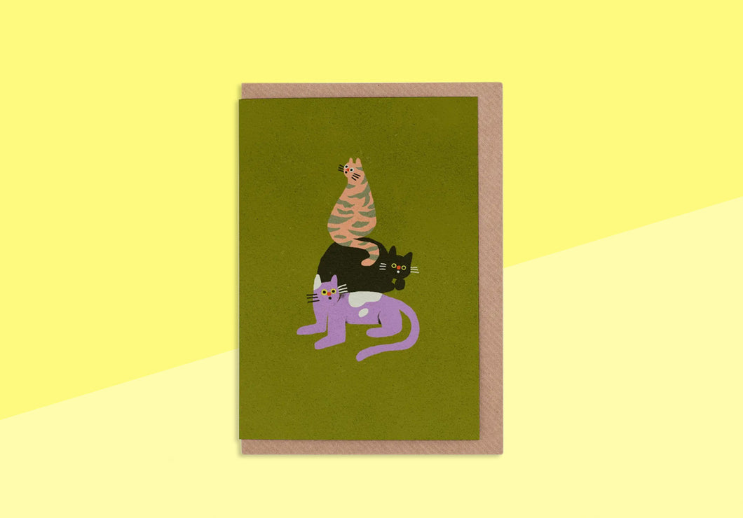 EVERMADE - Greeting Card - Suprised Cats