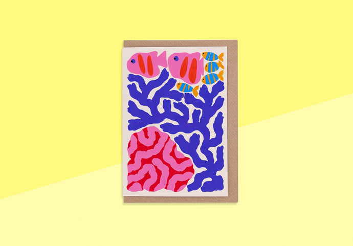EVERMADE - Greeting Card - Coral and Fish - WWF
