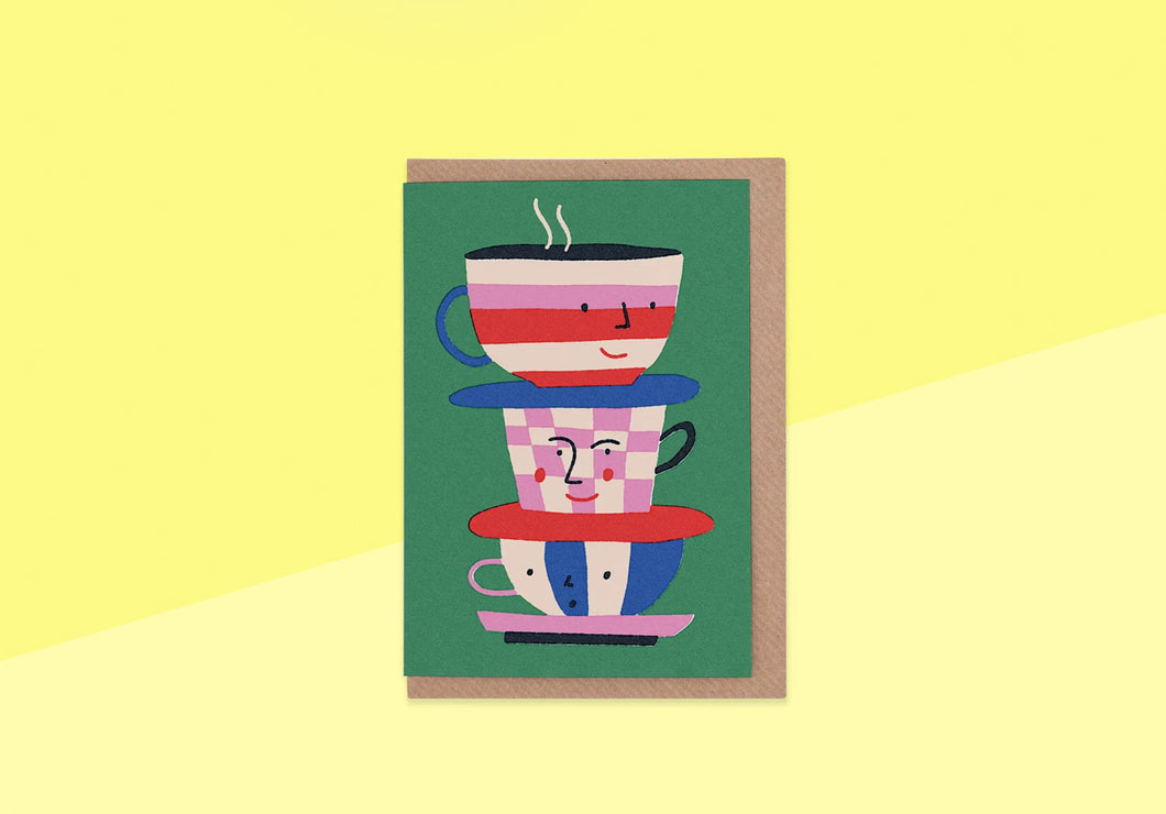 EVERMADE - Greeting Card - Teacups
