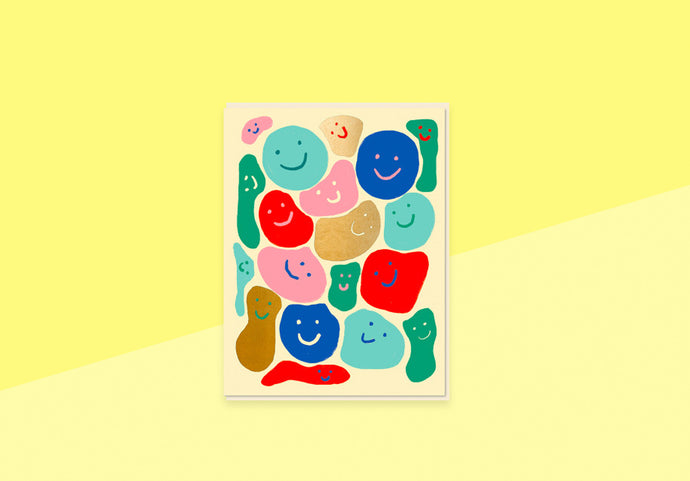 EMMA COOTER - Greeting card - Blobs