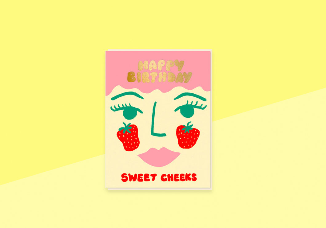 EMMA COOTER - Greeting card - Sweet Cheeks