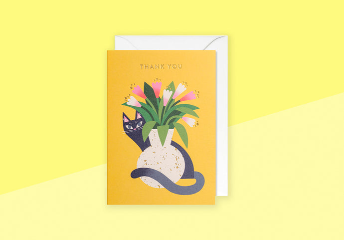 LAGOM DESIGN - Greeting card - Thank You Cat