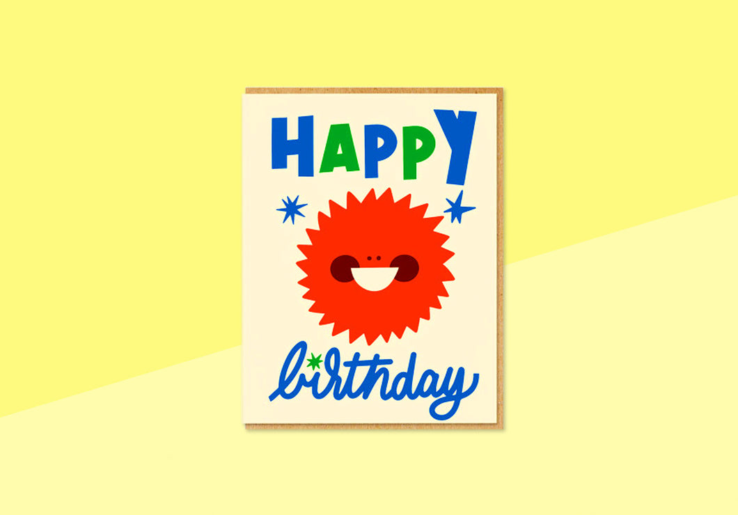 FLIP & LU – Grußkarte – Happy Birthday Sun