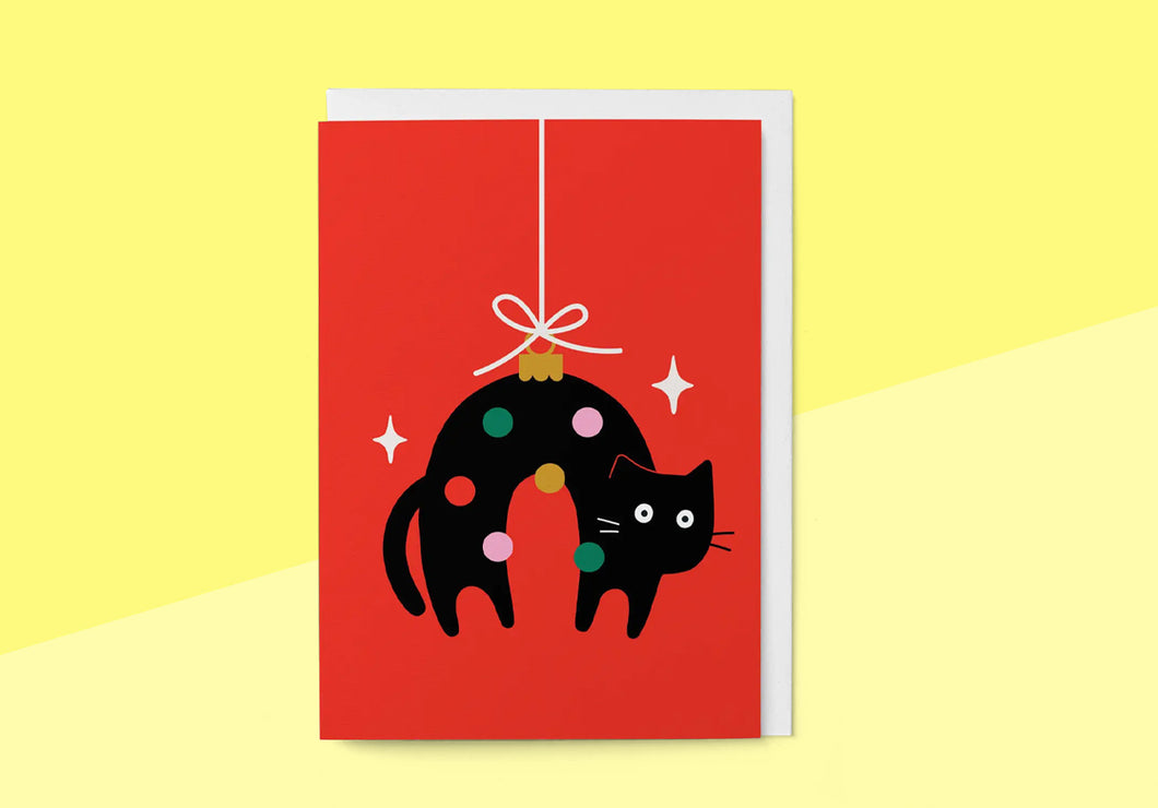 GRAPHIC FACTORY - Greeting card - Christmas Cat