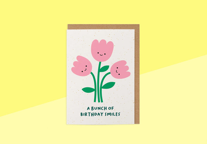 GRAPHIC FACTORY - Greeting card - A Bunch of Smiles