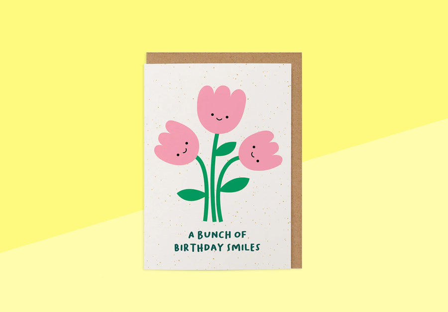 GRAPHIC FACTORY - Greeting card - A Bunch of Smiles