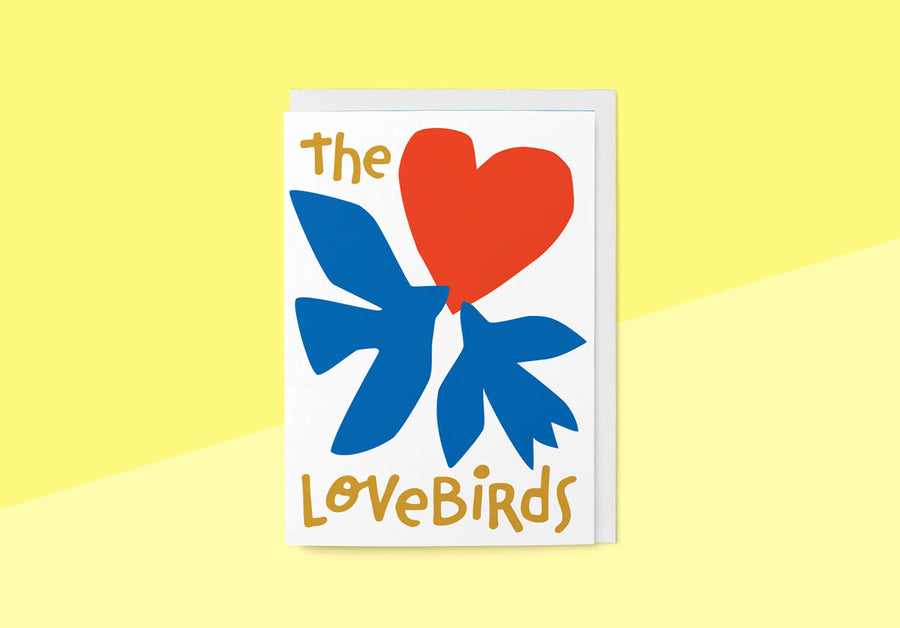 GRAPHIC FACTORY - Greeting card - The Lovebirds