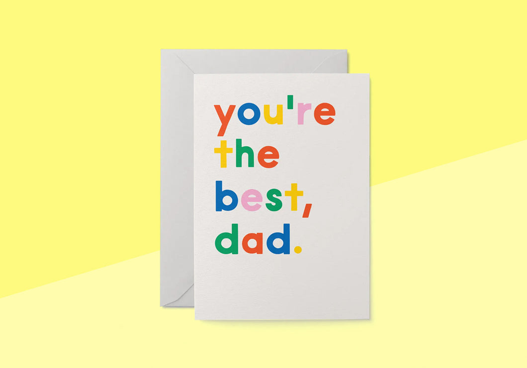 GRAPHIC FACTORY - Greeting card - You're the best, dad