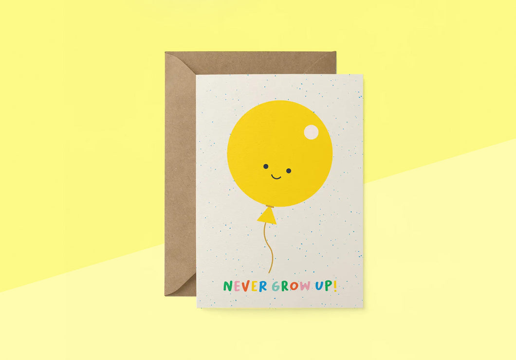 GRAPHIC FACTORY - Greeting card - Never grow up!