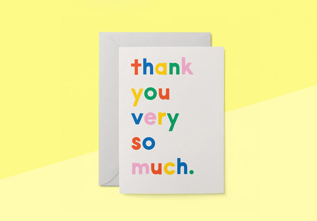 GRAPHIC FACTORY - Greeting card - Thank You Very So Much