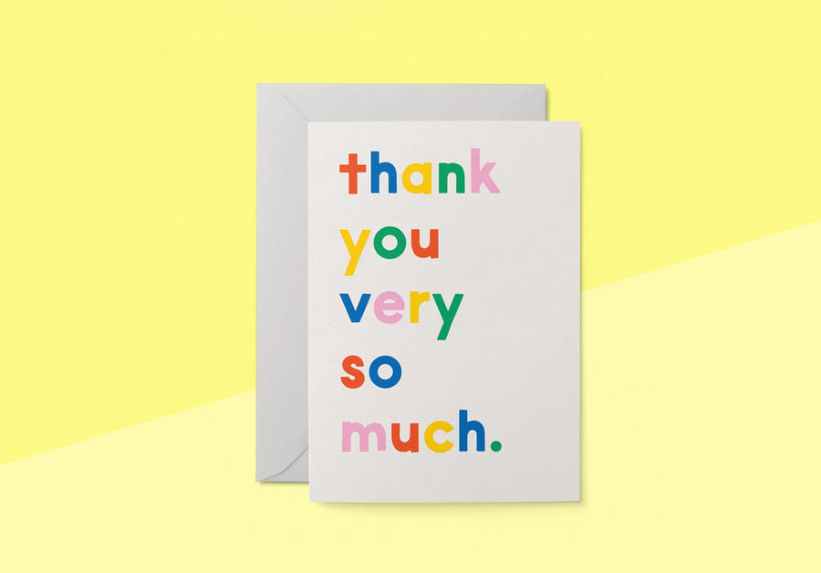 GRAPHIC FACTORY - Greeting card - Thank You Very So Much