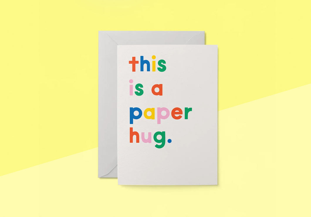 GRAPHIC FACTORY - Grußkarte - This is a paper hug