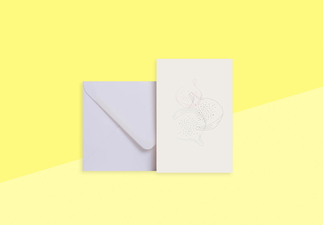 GRUMPRA - Postkarte - 3 Feigen