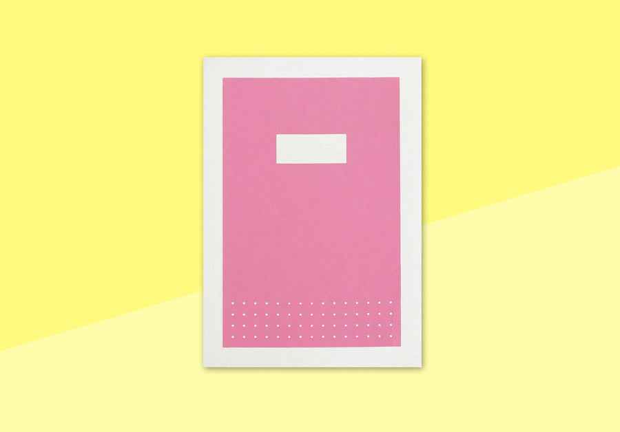 HANADURI - Hanji Book Cabinet - A5 Gepunktet - Pink