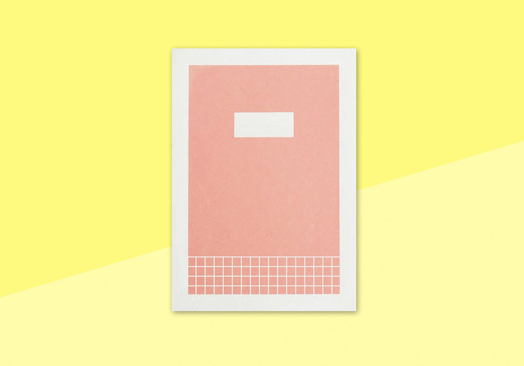 HANADURI - Hanji Book Cabinet - A5 Kariert - Pfirsich