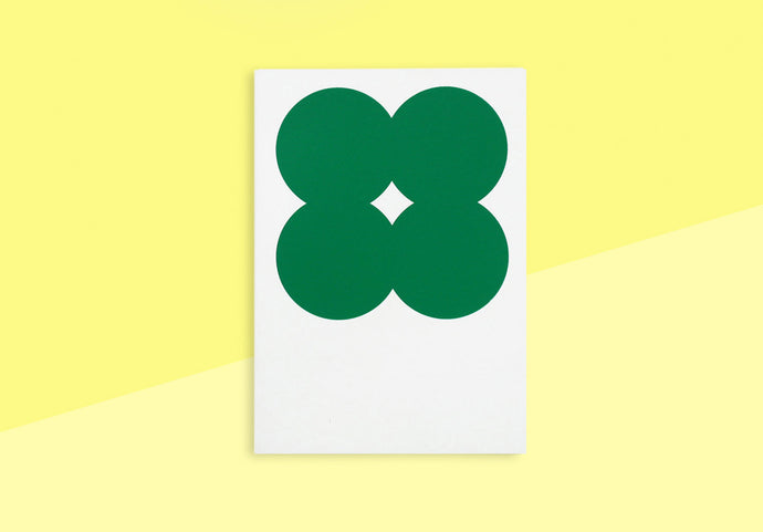 HANADURI - Hanji-Buch - Symbol A5 - Grüner Klee