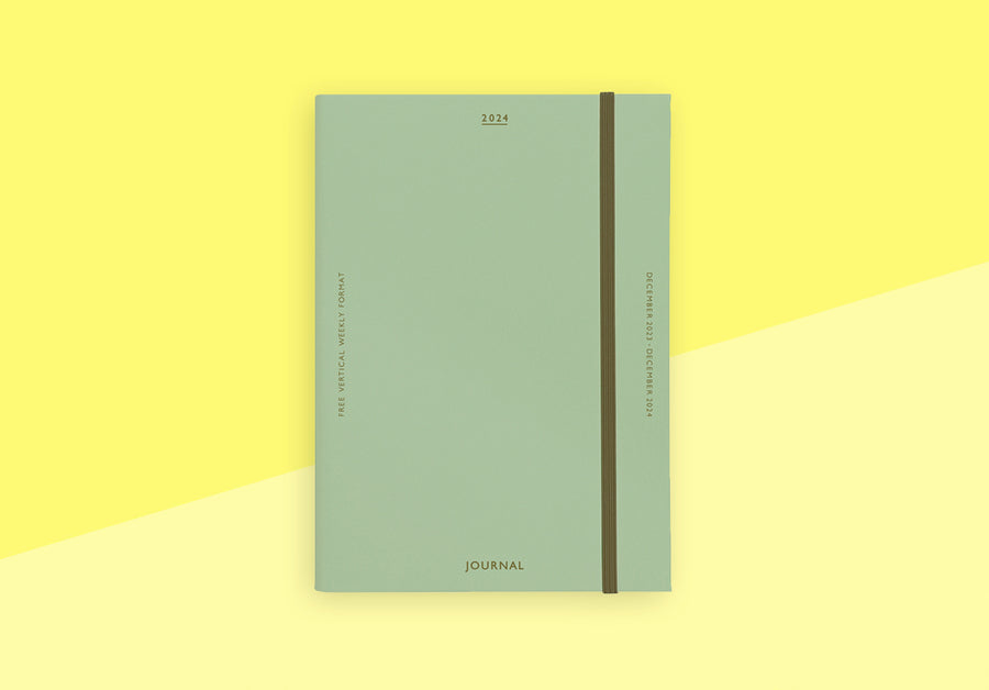 HIGHTIDE – Katy diary 2024 weekly - B6 Sage Grün