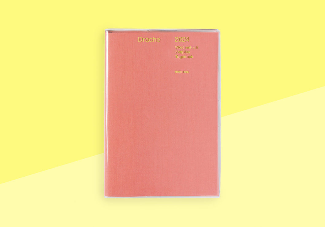 HIGHTIDE - Papillon monthly diary 2024 - B6 Pink