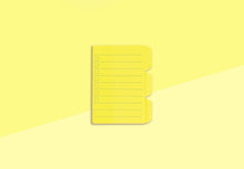 Laden Sie das Bild in den Galerie-Viewer, HIGHTIDE - Anhaftende Tabs - Gelb